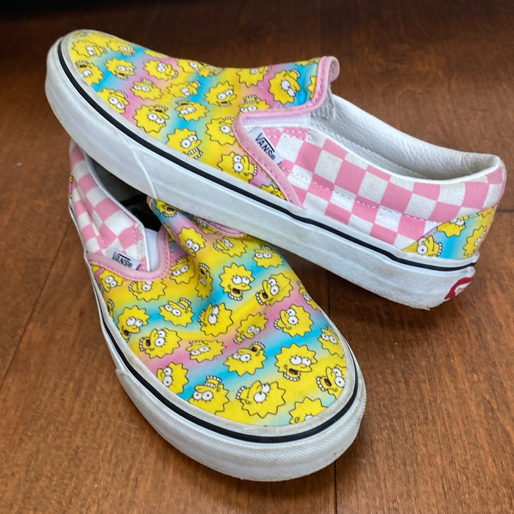 Girls/women slip on Vans Lisa Simpson edition